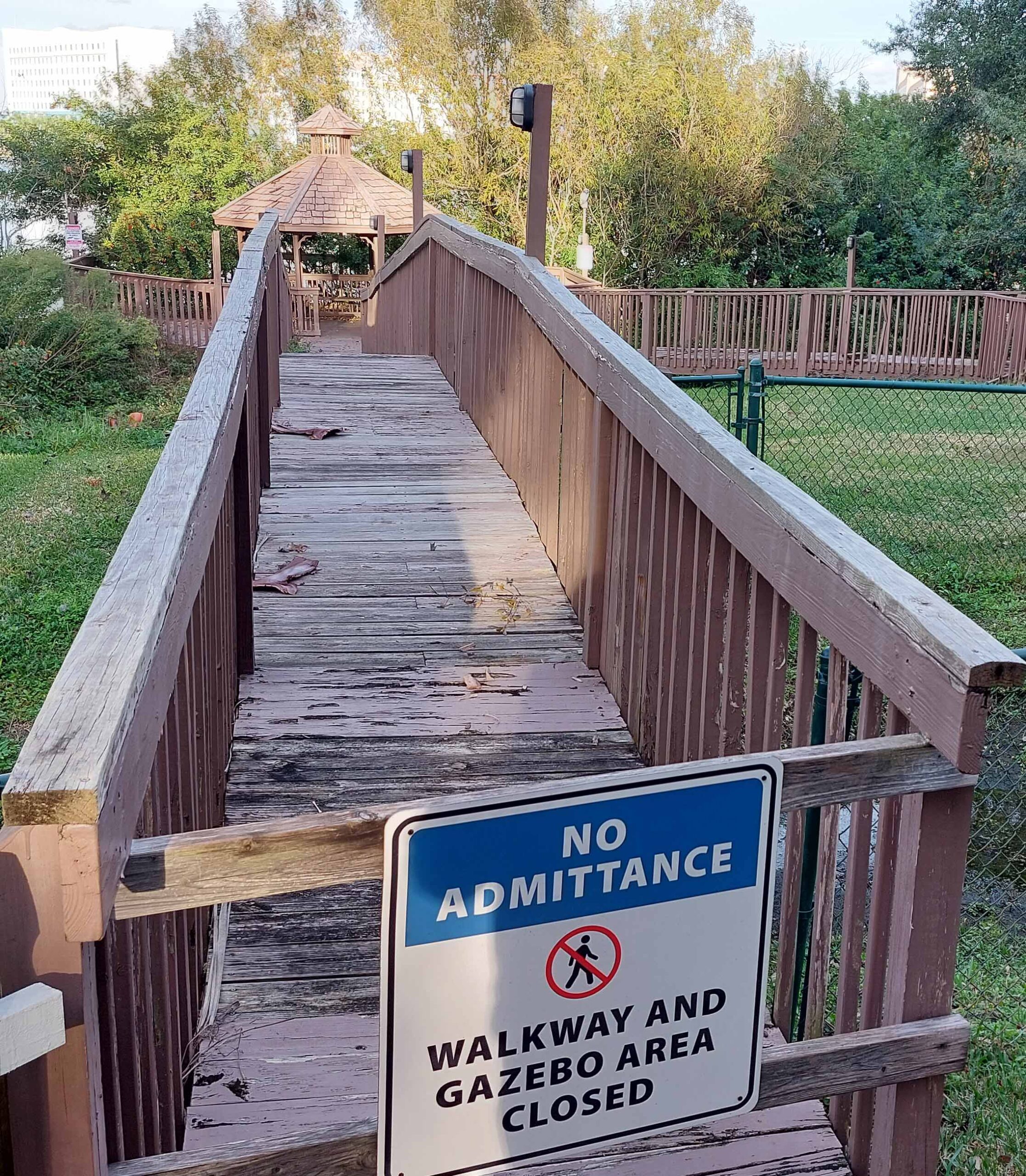 Dilapidated Lakeside Gazebo is Closed for Years – Now It’s Dangerous and Falling Down